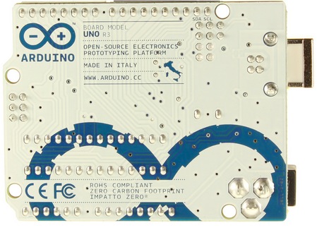 Arduino UNO R3 back