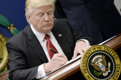 US President Trump signs Executive Orders