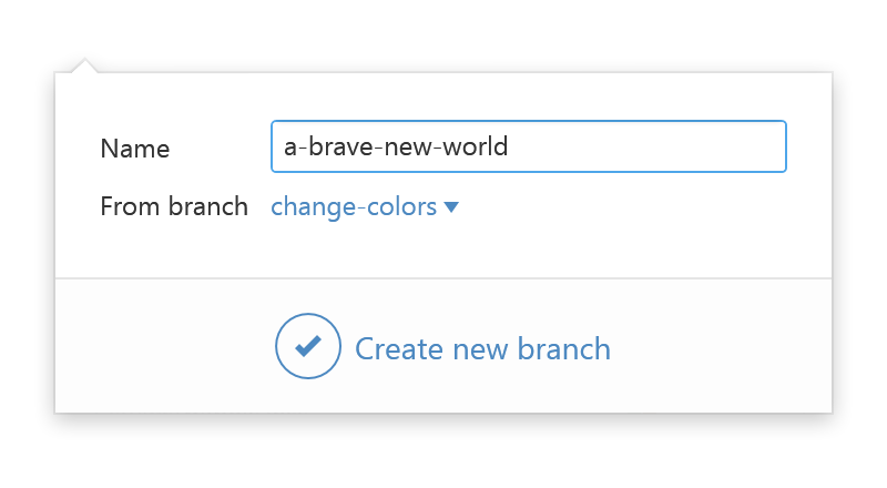 Create a branch