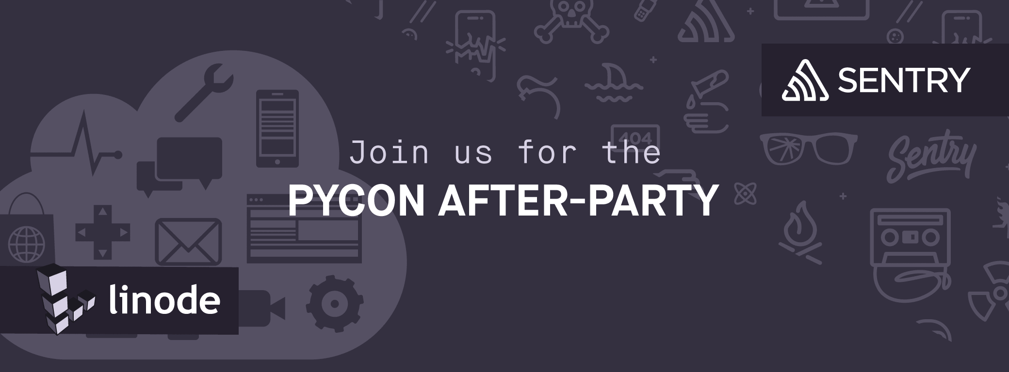 Header image for PyCon After-Party: Eat! Drink! Mingle and Be Merry!