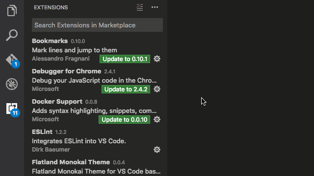 disable an extension