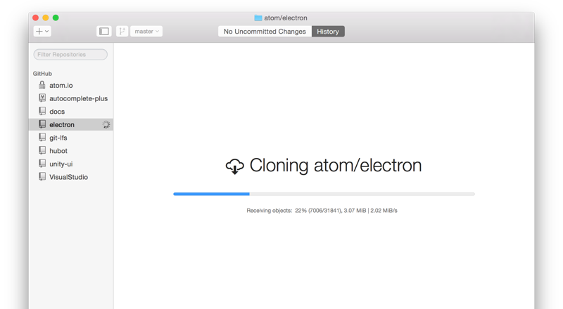 Cloning a repository