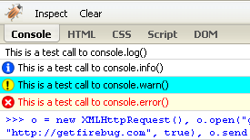 Firebug Lite 1.3 screenshots Firebug Lite 1.3 screenshots