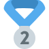 ಎರಡನೆಯ ಸ್ಥಾನದ ಪದಕ 🥈