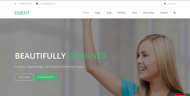 Ement - Responsive MultiPurpose Template