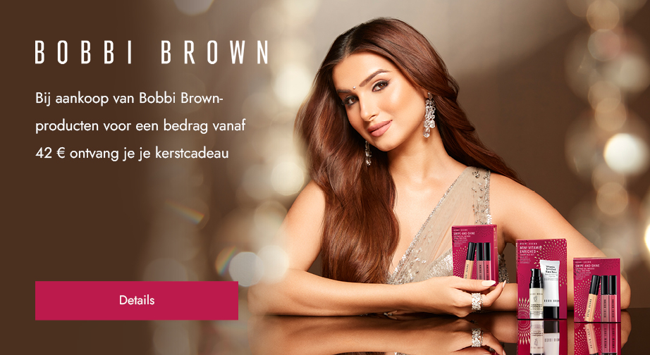 Bij aankoop van Bobbi Brown-producten ter waarde van 42 € of meer, ontvang een cadeau naar keuze
