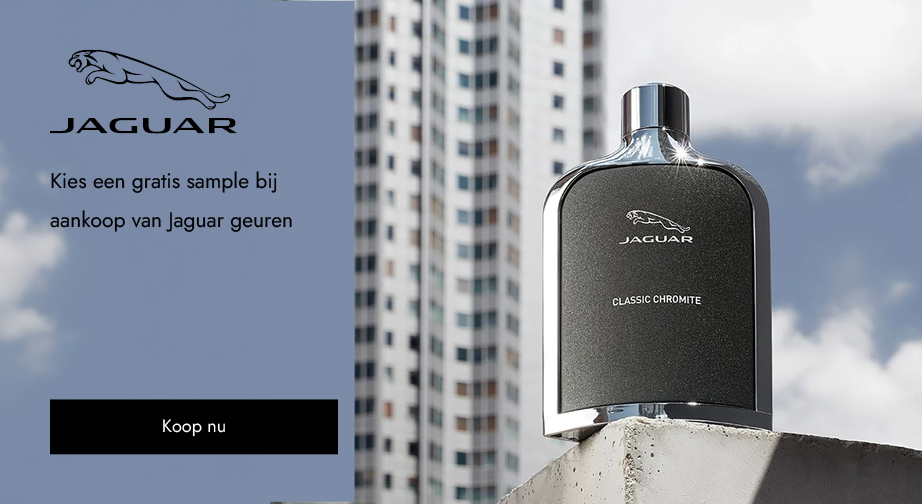 Bij aankoop van Jaguar-producten kies een parfumstaal als cadeau