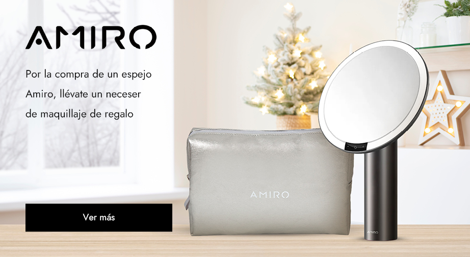 Por la compra de un espejo Amiro, llévate un neceser de maquillaje de regalo