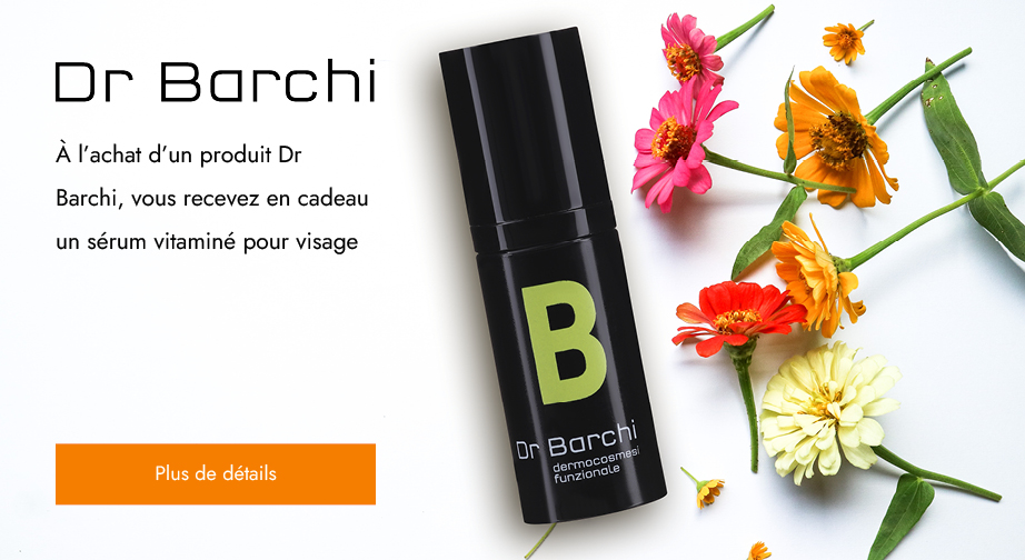 À l'achat d'un produit Dr Barchi, vous recevez en cadeau un sérum vitaminé pour visage