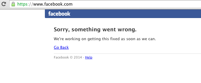 facebook is down 20140801.png