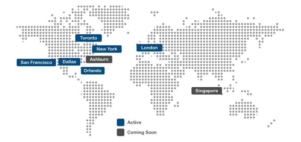 International Cloud Data Center Locations