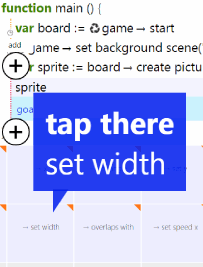 tap there