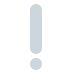 White exclamation mark ornament ❕