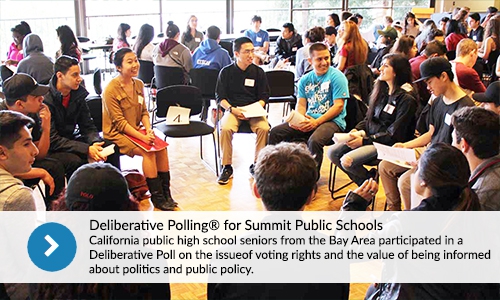 High School students deliberate