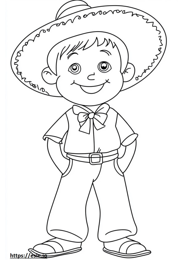 Charro for coloring