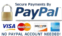 תשלום בכרטיס אשראי או paypal