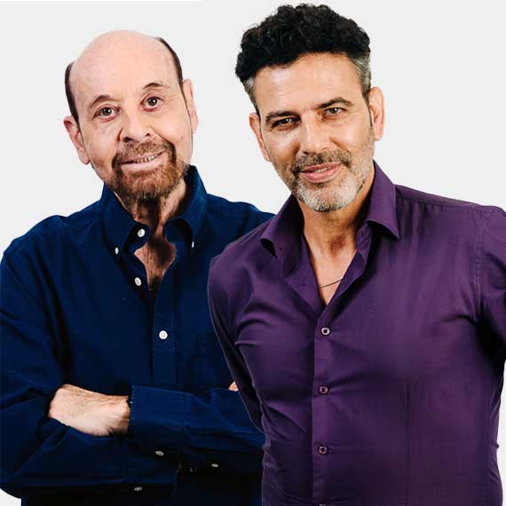 פרופ' רפי קרסו ועו"ד צ'רלי בוזגלו