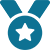 icon depicting an award medal
