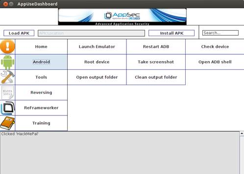 Figure 2 – the AppUse dashboard Figure 2 – the AppUse dashboard