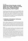 Research paper thumbnail of Eric Lawee, “Scholarship in Recent Decades on Jewish Religion and Thought in Medieval and Early Modern Times: Changing Paradigms, New Perspectives, Future Prospects,” in Carl S. Ehrlich, et al., eds., Jewish Studies on Premodern Periods: A Handbook (Berlin: de Gruyter, 2023), 275-292
