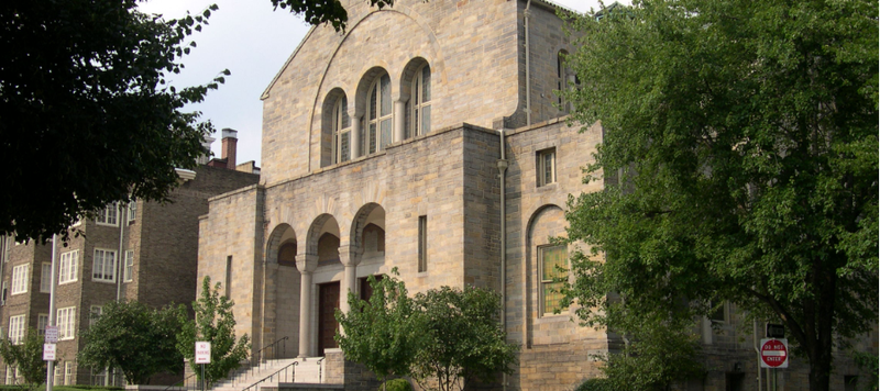 		                                		                                <span class="slider_title">
		                                    Our Historic Synagogue		                                </span>
		                                		                                
		                                		                            	                            	
		                            <span class="slider_description">2501 Eutaw Place</span>
		                            		                            		                            