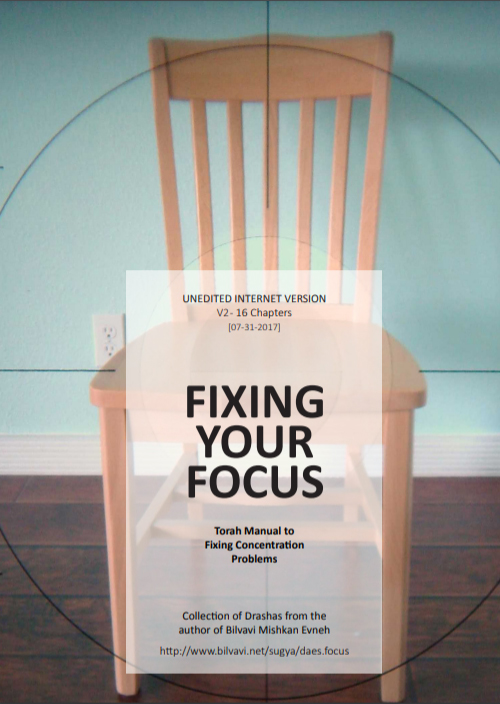 FIXING YOUR FOCUS FIXING YOUR FOCUS