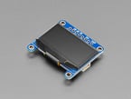 Angled Shot of the Monochrome 1.3" 128x64 OLED graphic display - STEMMA QT / Qwiic