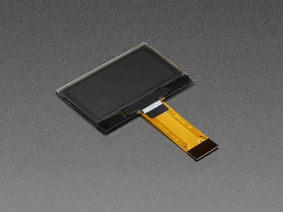 Angled shot of 1.3" OLED display module.