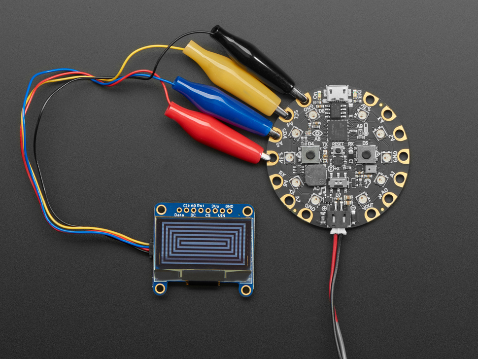OLED with rectangle display