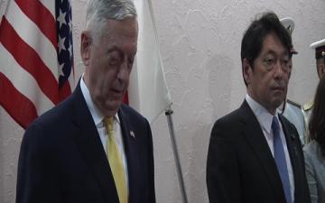 SECDEF Mattis Japan Visit 29 June 2018