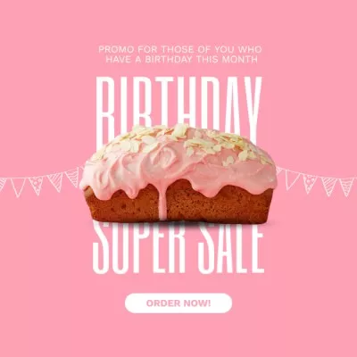 Birthday Cakes Discount Offer