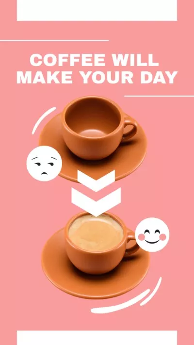 Full and Empty Cups of Coffee