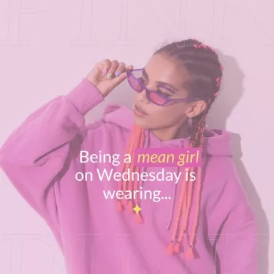 Citation about Style with Attractive Young Girl