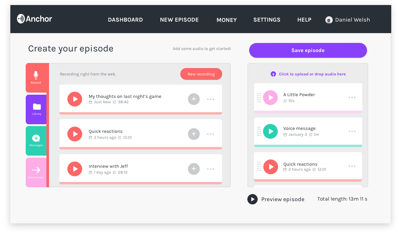 Episode Builder