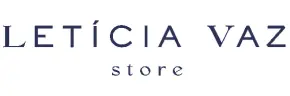 Logotipo da loja virtual de moda Letícia Vaz Store.