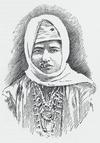 Бухарская еврейка в традиционном наряде. Рисунок с фотографии конца 19 века. Jewish Encyclopedia (1901–1912). Бухарская еврейка в традиционном наряде. Рисунок с фотографии конца 19 века. Jewish Encyclopedia (1901–1912).
