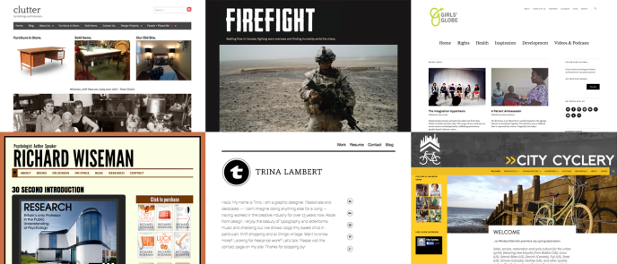 Create a site for your small business, non-profit, portfolio, resume, and more.