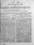Korespondent Warszawski Donoszący Wiadomości Krajowe i Zagraniczne 1812, Nr 59