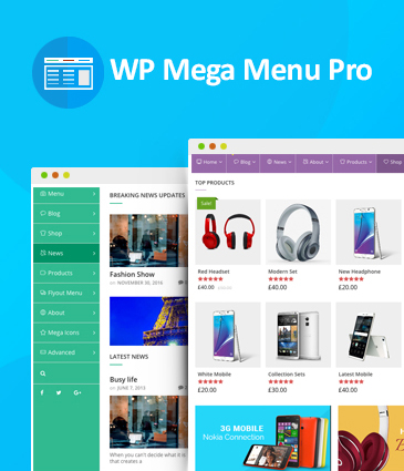 Responsive Mega Menu Plugin for WordPress – WP Mega Menu Pro