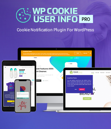 Cookie Notification Plugin for WordPress – WP Cookie User Info Pro