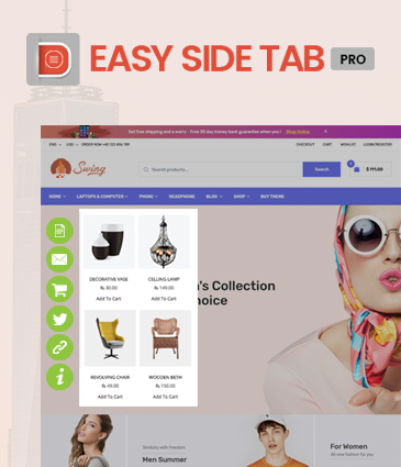 Easy Side Tab Pro – CTA Plugin For WordPress