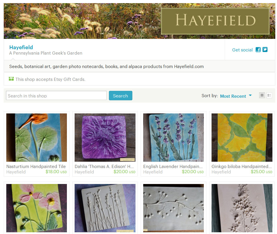 Hayefield on Etsy Hayefield on Etsy