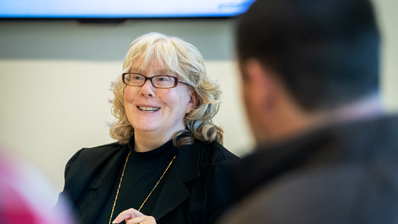 Mary Brolin teaching