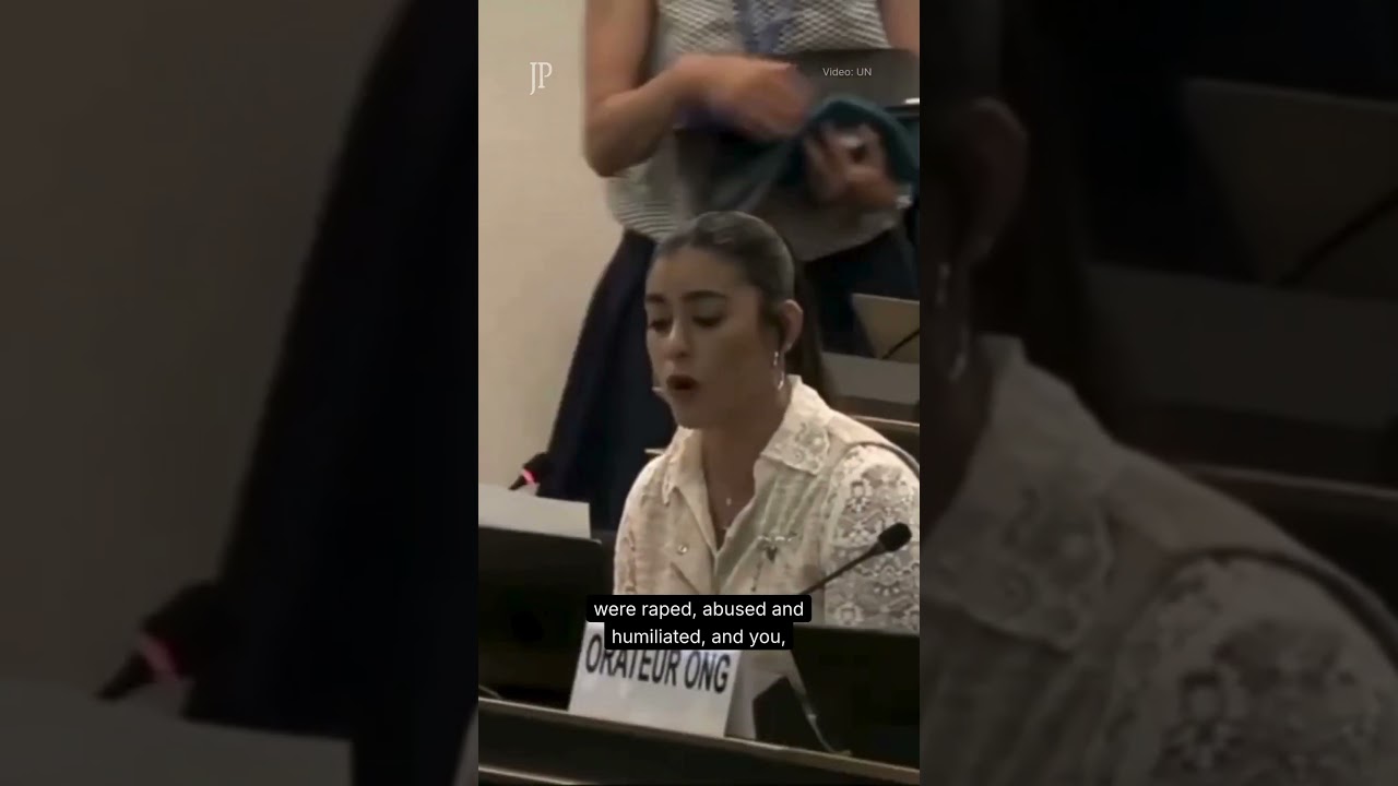 Former hostage confronts UN official over October 7 silence
