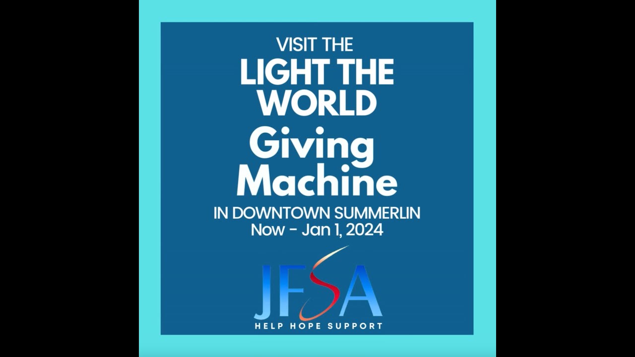 Happy Holidays from JFSA & The Giving Machine