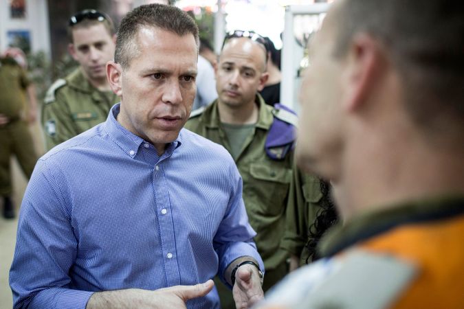 Gilad Erdan, seen observing a military drill in 2013.