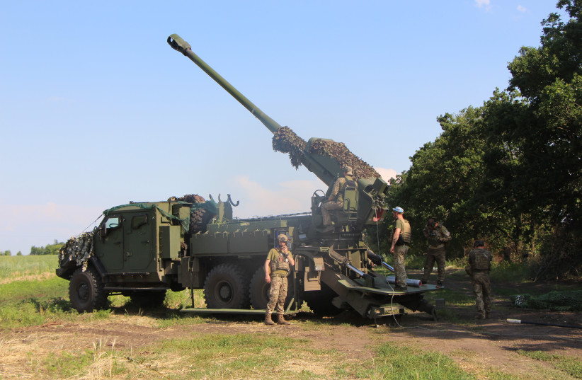  Exclusive from frontline: With Zelensky’s Gunners in the Donbas (photo credit: JONATHON SPYER)