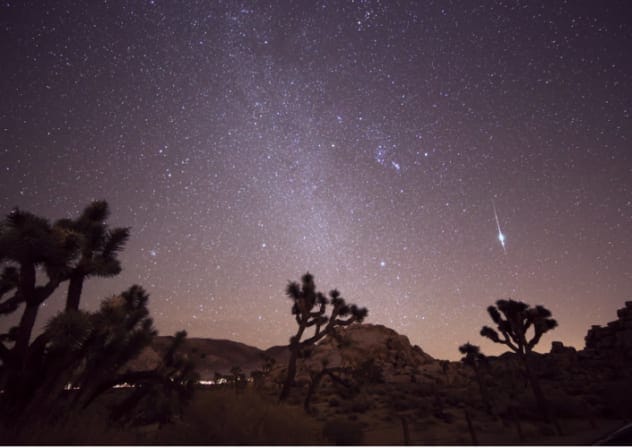  (ILLUSTRATIVE) Taurid meteor shower, Joshua Tree, CA. Image by channone is licensed under CC BY 2.0.