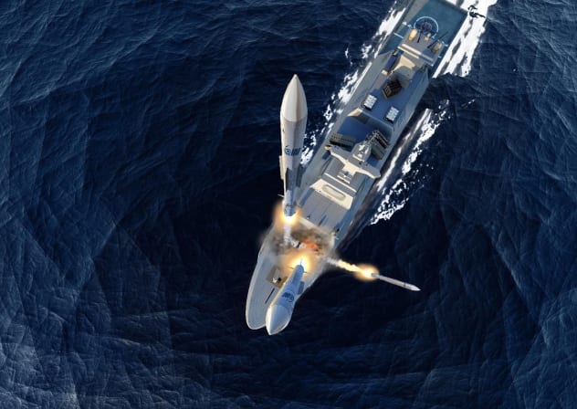  The Barak medium-range surface-to-air missile system.