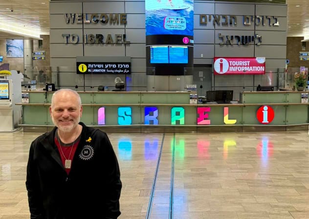  THE WRITER arrives at Ben-Gurion Airport earlier this week. In moments of crisis, the Jewish people do not watch from afar; we show up, he affirms.